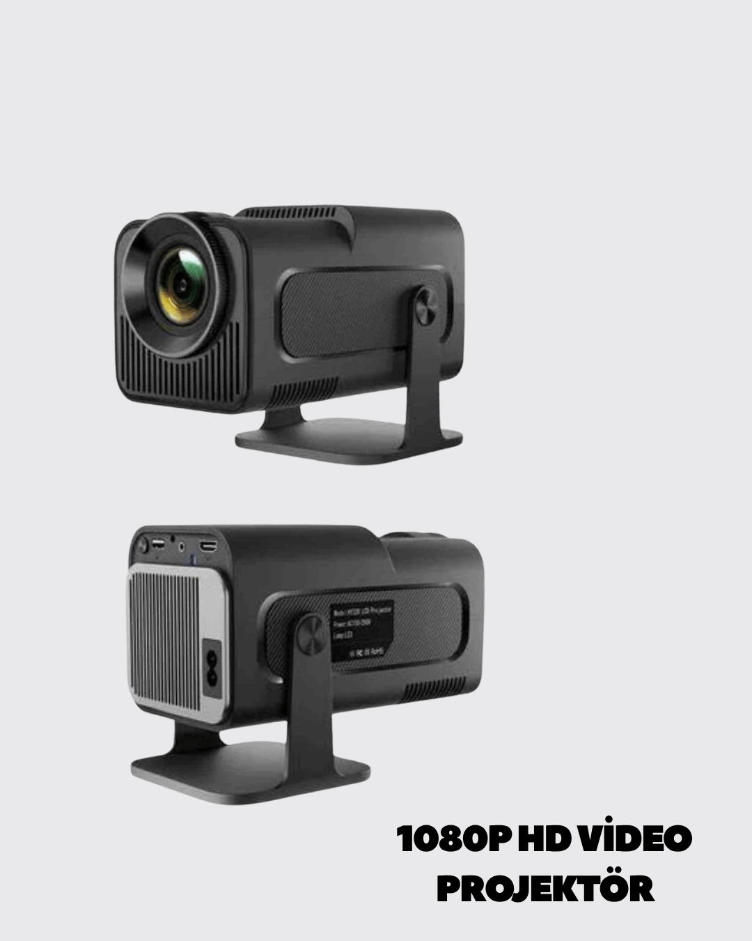 1080P Full HD Çözünürlük ve 4K Destekli Projektör