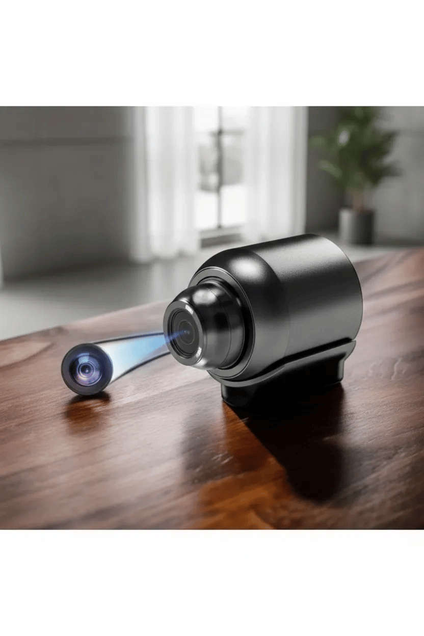 1080P HD WiFi Mini Kamera 120° Geniş Açı Gece Görüşü Manyetik 360° Döner TF Kart Destekli