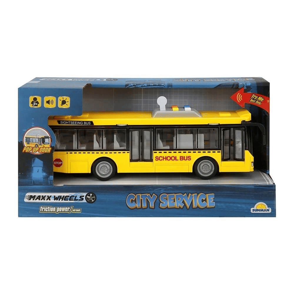 1:16 Eco Lounge Sesli ve Işıklı Şehir Otobüsleri 26 cm