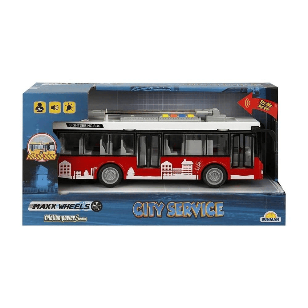 1:16 Eco Lounge Sesli ve Işıklı Şehir Otobüsleri 26 cm