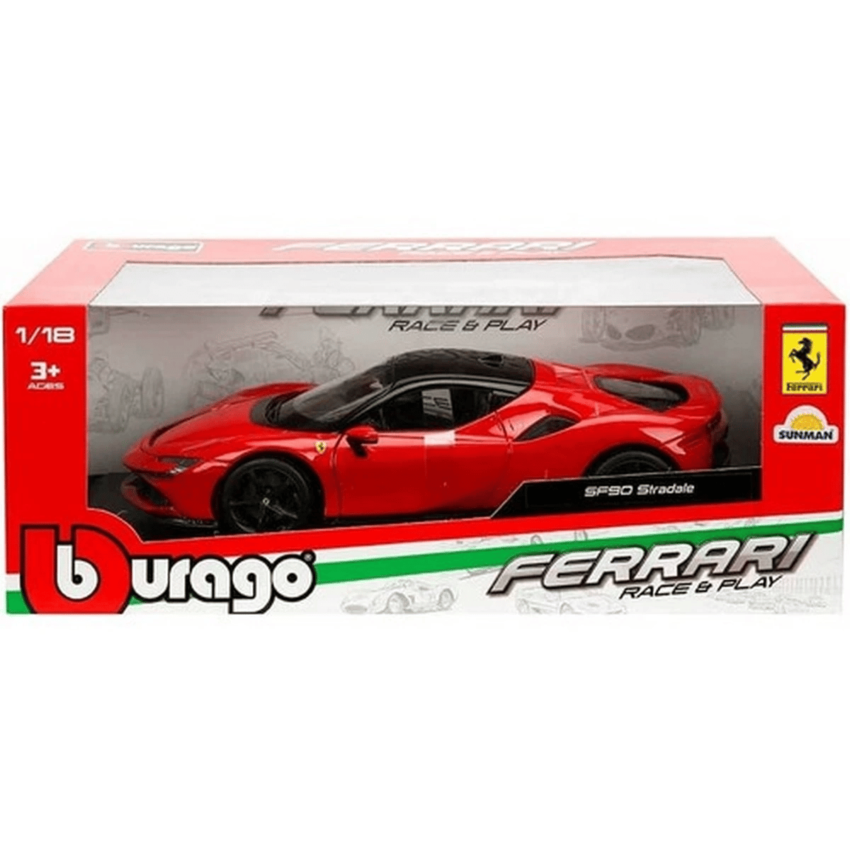 1:18 Ferrari SF90 Stradale Model Araba