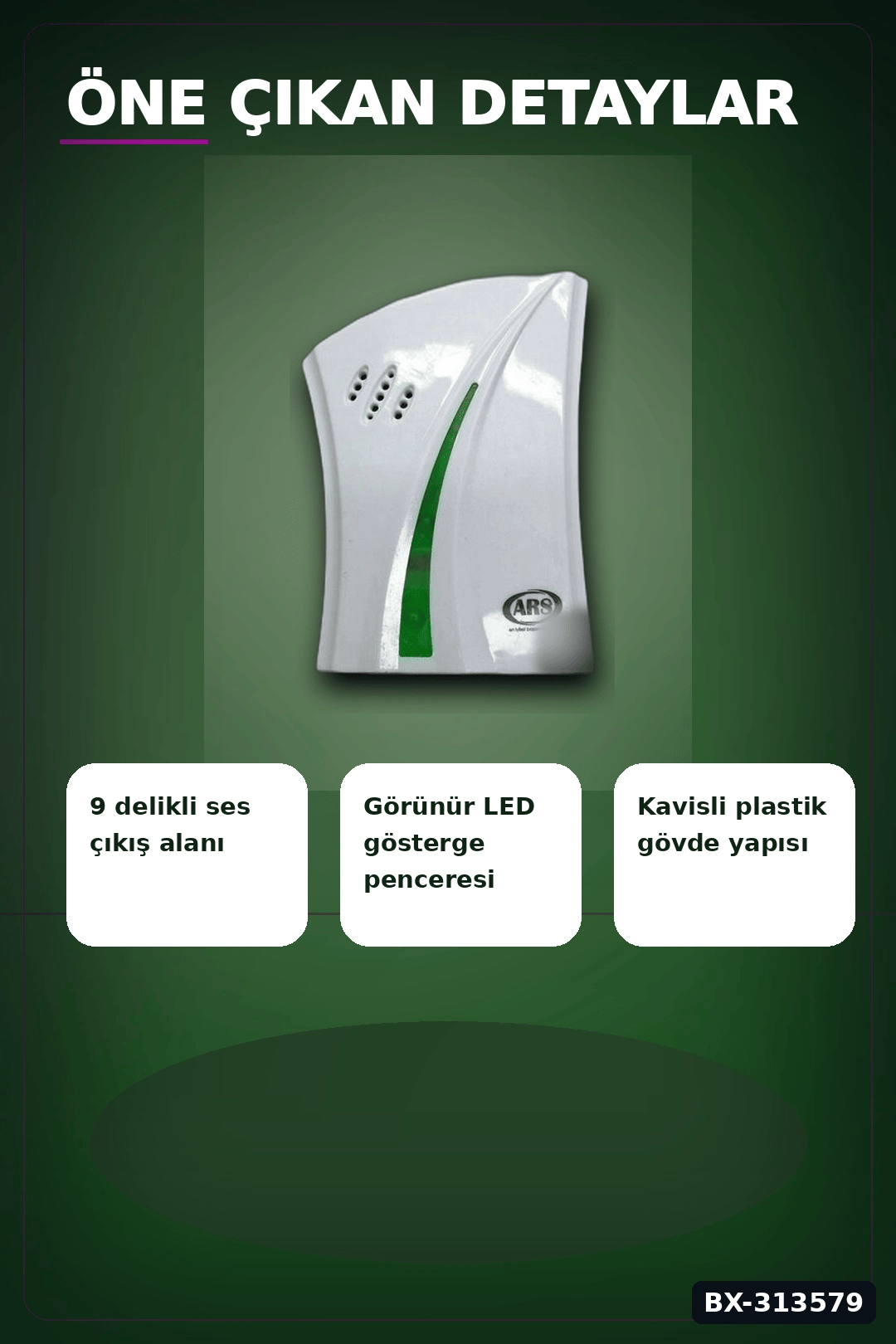 12 Volt Buzzer Sesli Kapı Zili Bx40 Tekli Paket - Düşük Voltajlı Kapı Zili BX-313579