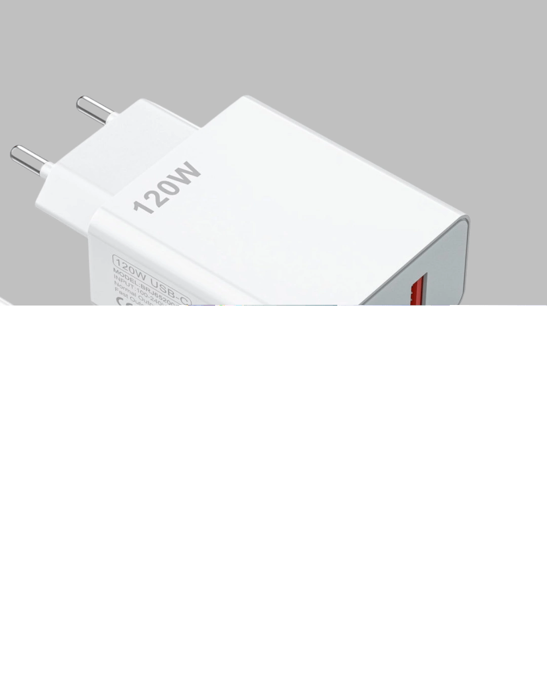 120 Watt Type C Şarj Başlığı Poco X3 X4 X5 Pro Uyumlu