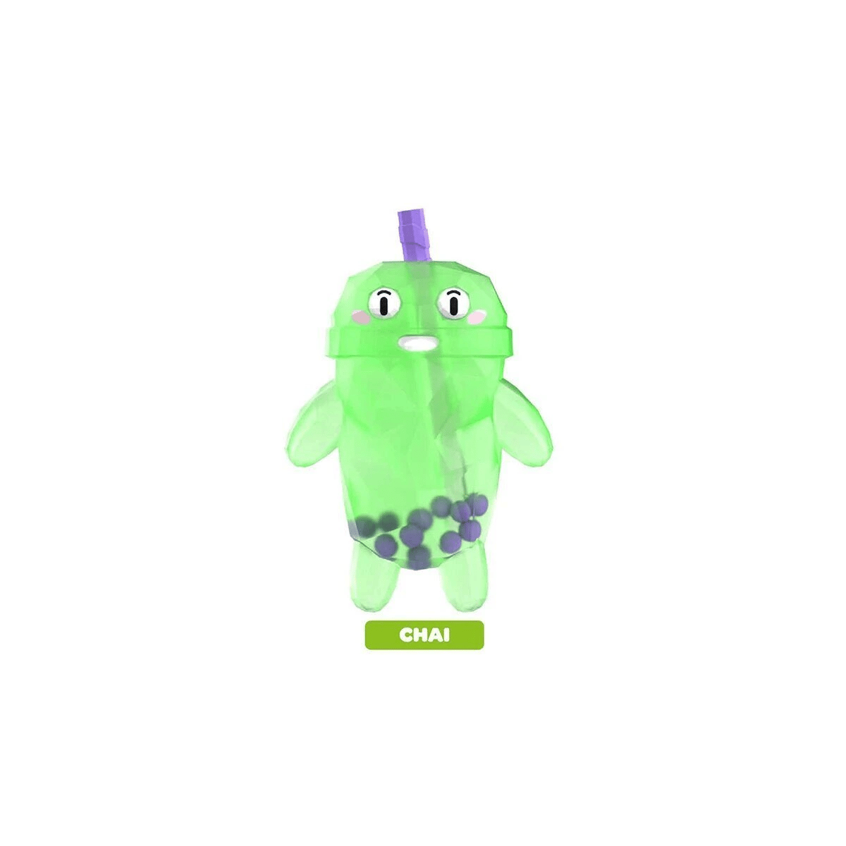 12387 SUN-BTF-FİGÜR BUBBLE TEA CRYSTAL BOBA PALS SERIES 14CM - 1 Adet Stokta Olan Gönderilir