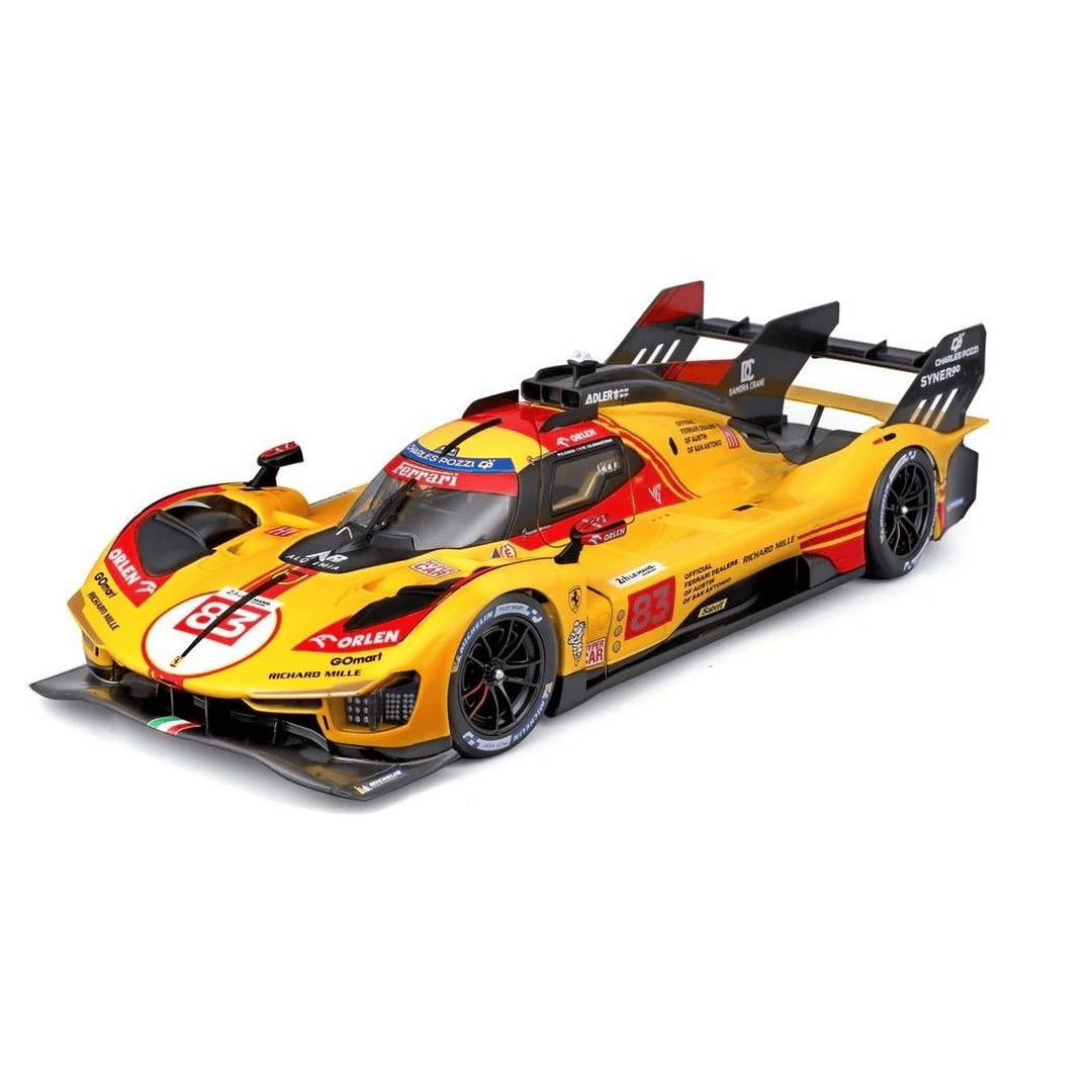 1/24 Ferrari 499P Model Araba Sarı