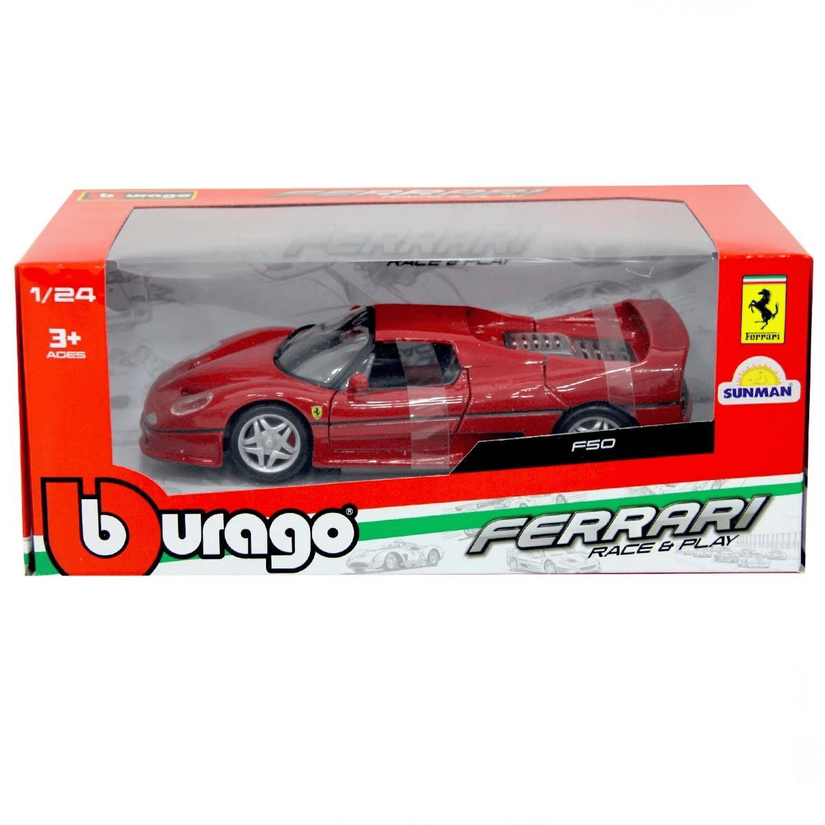 1:24 Ferrari F50 Kırmızı Model Araba