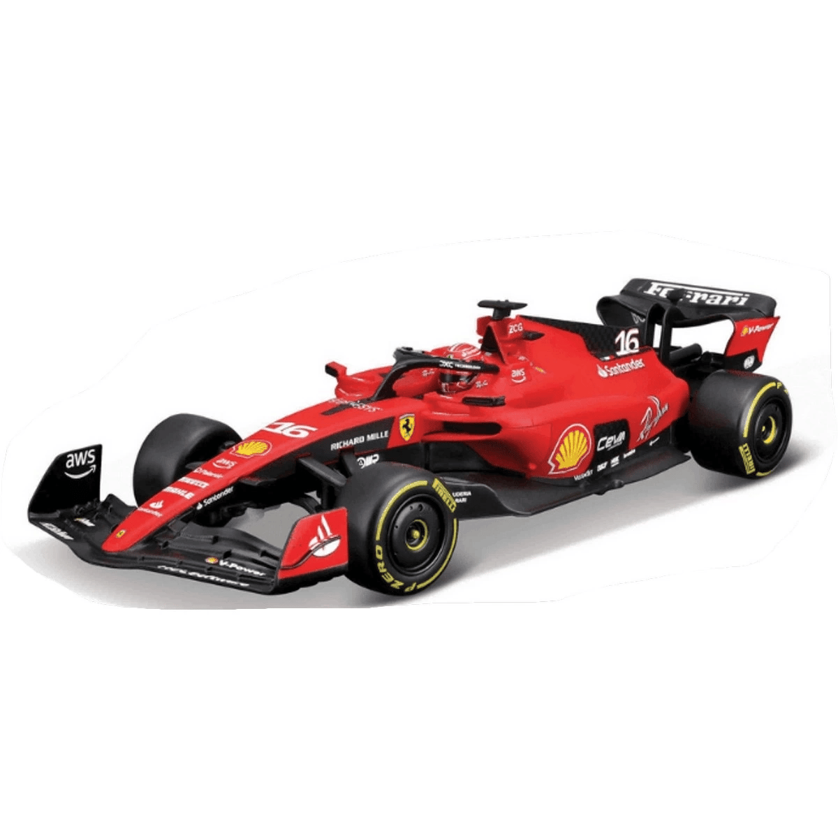 1/24 Ferrari SF23 F1 Leclerc RC Car - MAY/82357