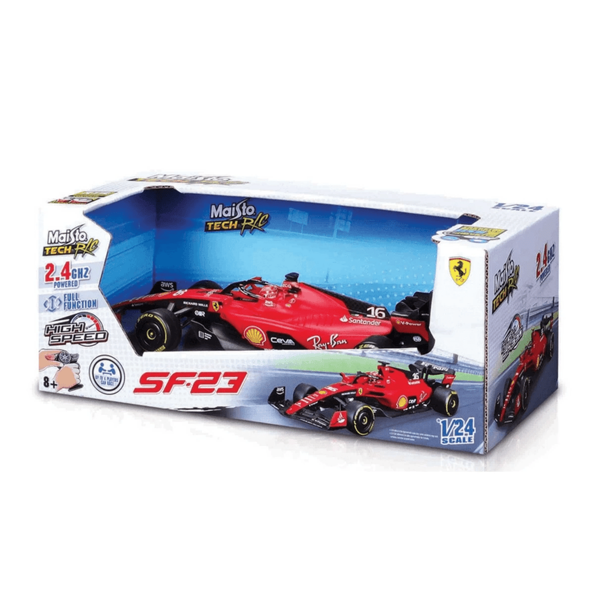 1/24 Ferrari SF23 F1 Leclerc RC Car - MAY/82357