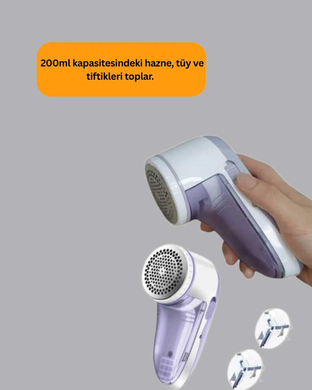 130x60x67mm Boyutlu Giysi Temizleme Makinesi – 5W Güç