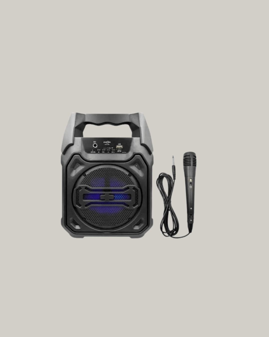 15W Güçlü Ses Çıkışlı Bluetooth Hoparlör FM Radyo ve Mikrofon Destekli