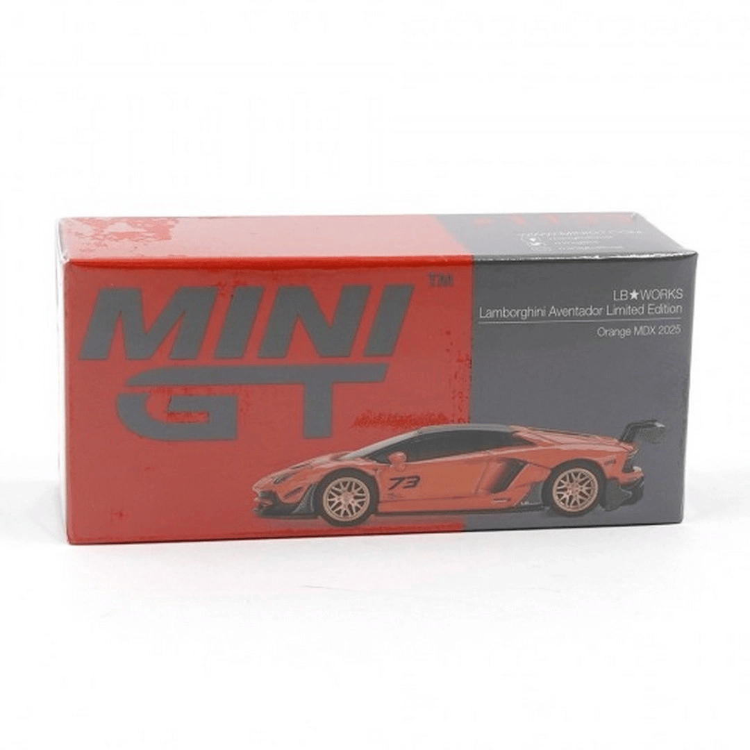 1/64 LB WORKS Lamborghini Aventador Limited Edition Orange MDX 2025
