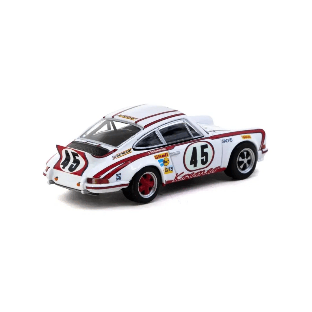 1/64 Ölçekli Porsche 911 RSR 2.8 Le Mans 1973 #45 Kazanan Model Araç - Eco Lounge Diecast
