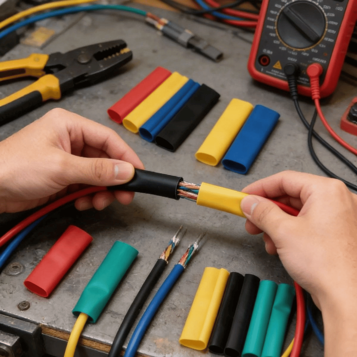 164 Parça Isı İle Daralan Makaron Seti – Elektrik Kablo İzolasyon & Koruma Kılıfı, Renkli Shrink Tube Set Bx40