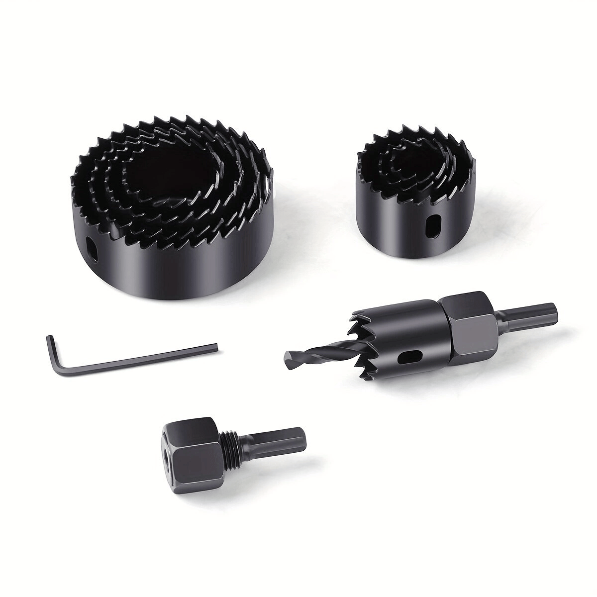 1in1 Buat Açma Panç Seti Metal - Ahşap - Pvc - Alçıpan - Pls. 19-22-29-32-38-44-51-64mm Bx40