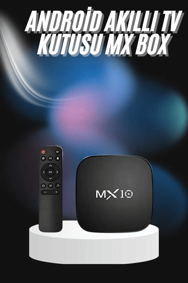2.4G Wifi Tv Box Medya Oynatıcı TV Uyumlu MX Box Kutusu Android TV
