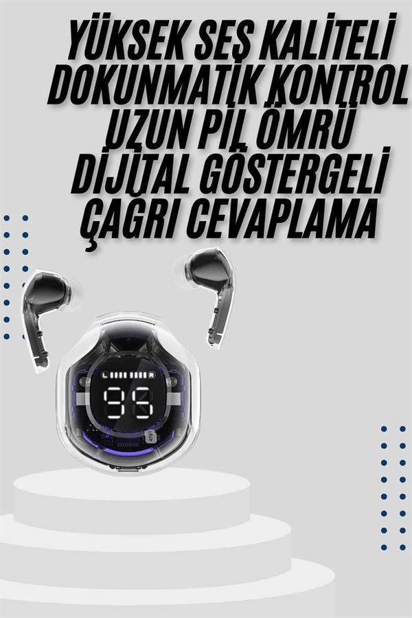 2025 Model Kablosuz Bluetooth Kulaklık ANC ENC Destekli HİFİ Stereo