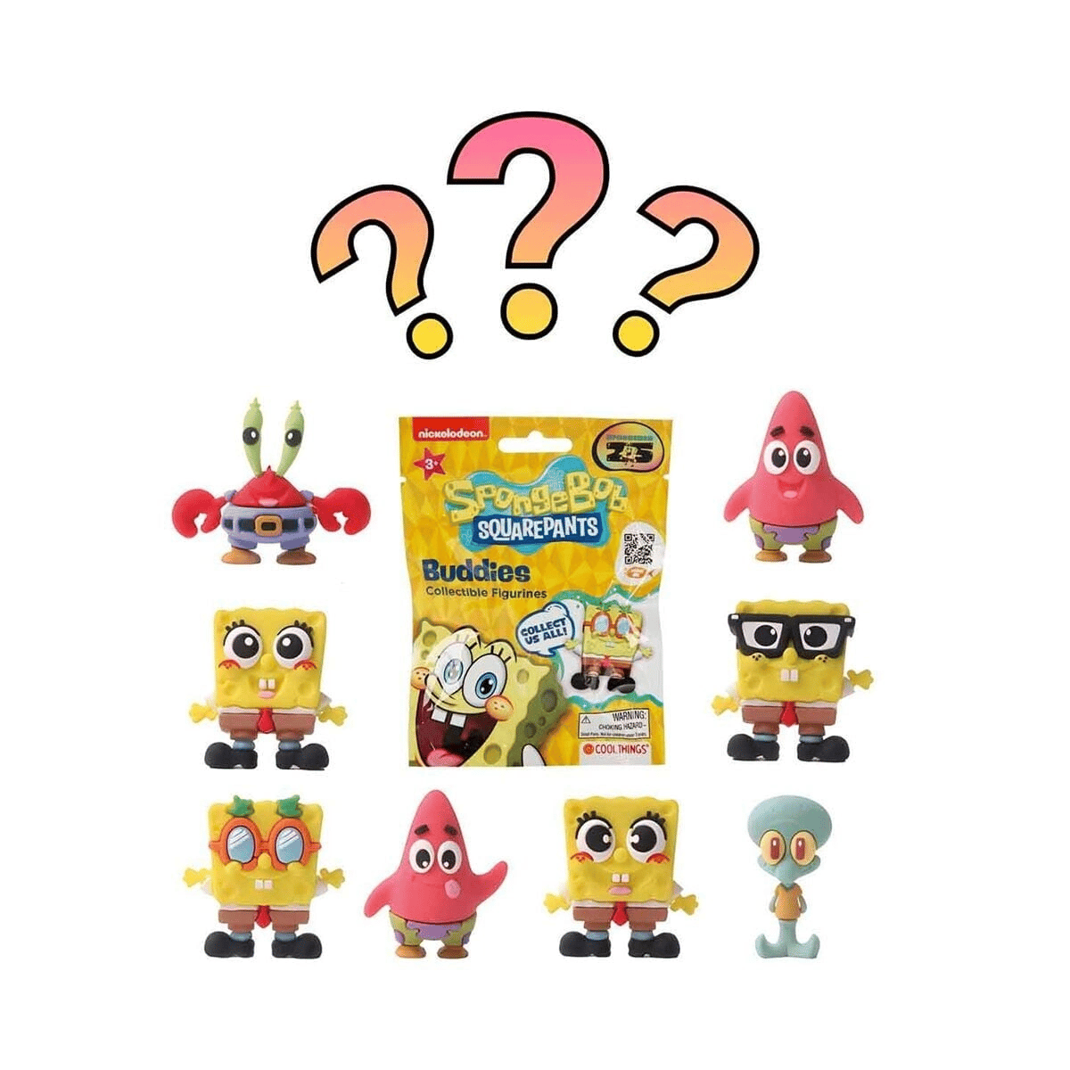 20347 SUN-ITG-CLT-3D FİGÜR SPONGEBOB BUDDIES SÜRPRİZ PAKET SBOB 36D