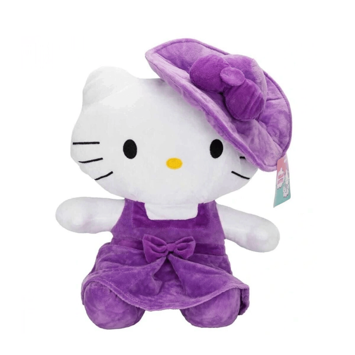 2089 Hello Kitty Şapkalı Peluş 36 cm - 1  Adet Stokta Olan Gönderilir
