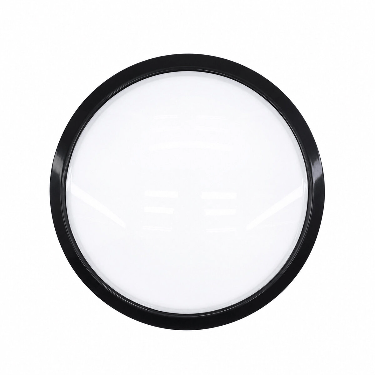 20w Siyah Metal Kasa Sıva Üstü Yuvarlak Ledli Glop Armatür Ip20 6500k - 1800lm E1212/s Bx40