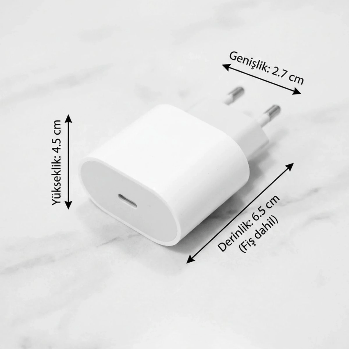 20w Usb-c Hızlı Şarj Adaptörü – Power Delivery (pd) Destekli Güç Adaptörü, Güvenli Şarj Başlığı Bx40