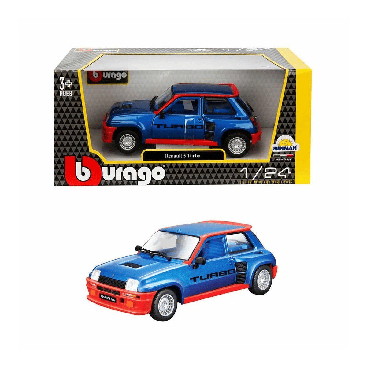 21088 1:24 Renault 5 Turbo Model Araba