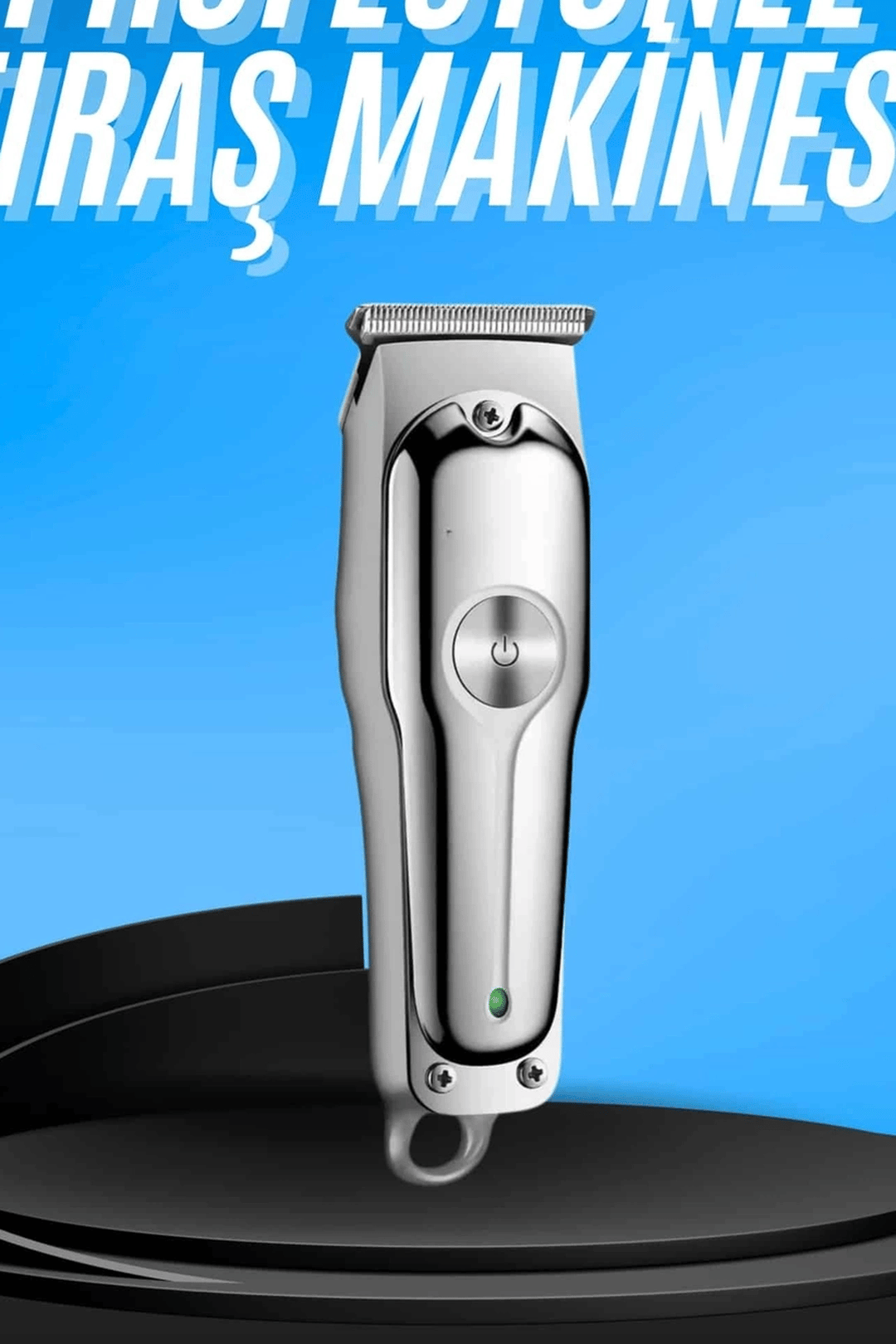 3 Kademeli Tıraş Makinesi Paslanmaz Çelik Bıçaklı 2 Saat Kullanım USB Şarjlı BX-313689