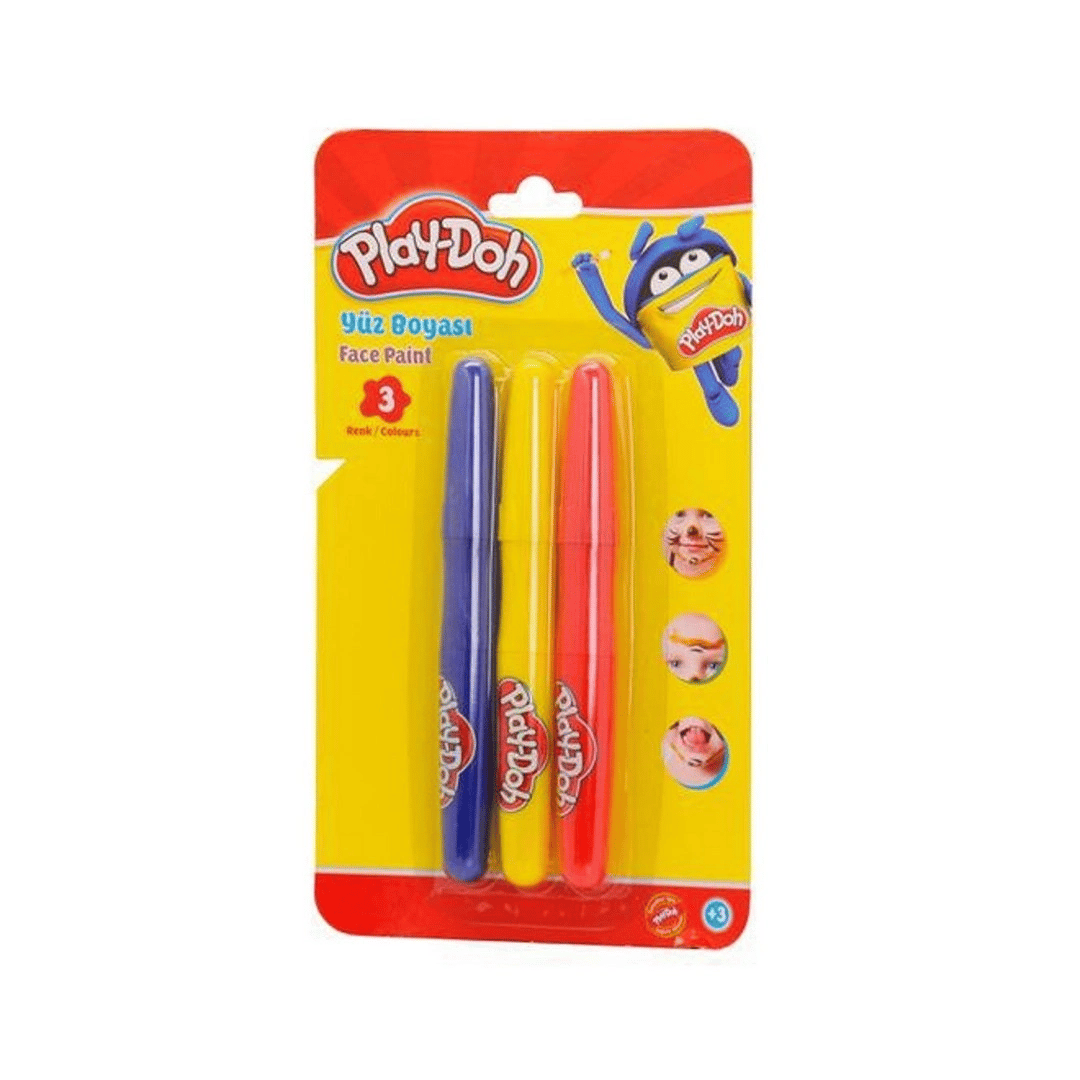 3 Renk Yüz Boyası
