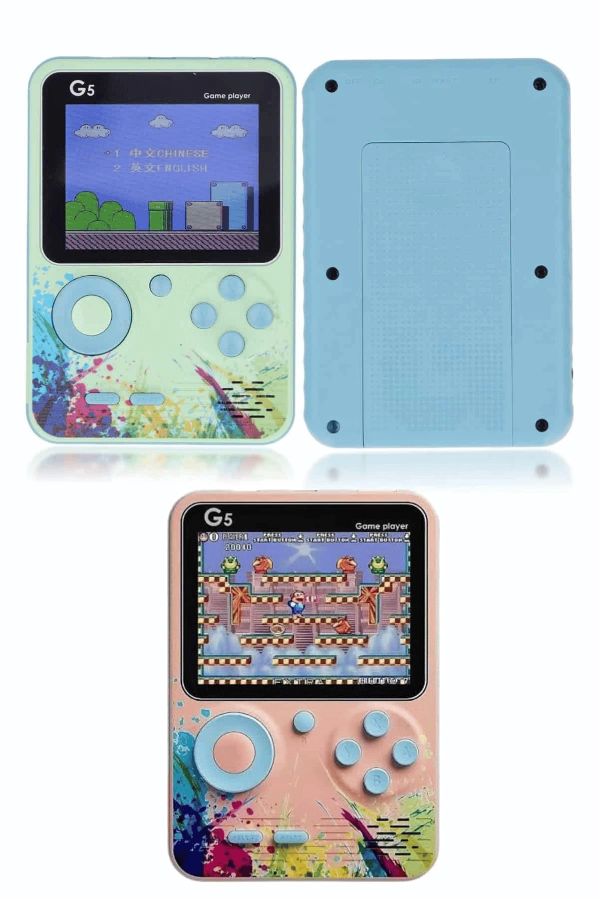 3.5 İnç Klasik Retro LCD Ekran 500 Oyunlu Oyun Konsolu Taşınabilir