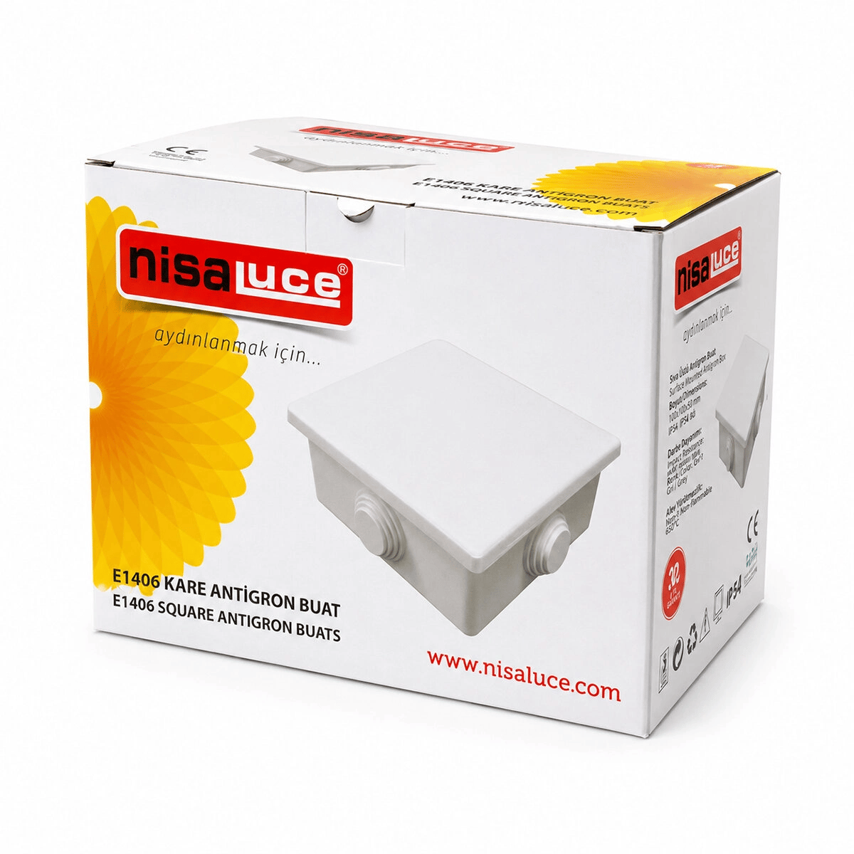 30 Adet Ip40 Antigron Kare Buat Bx40