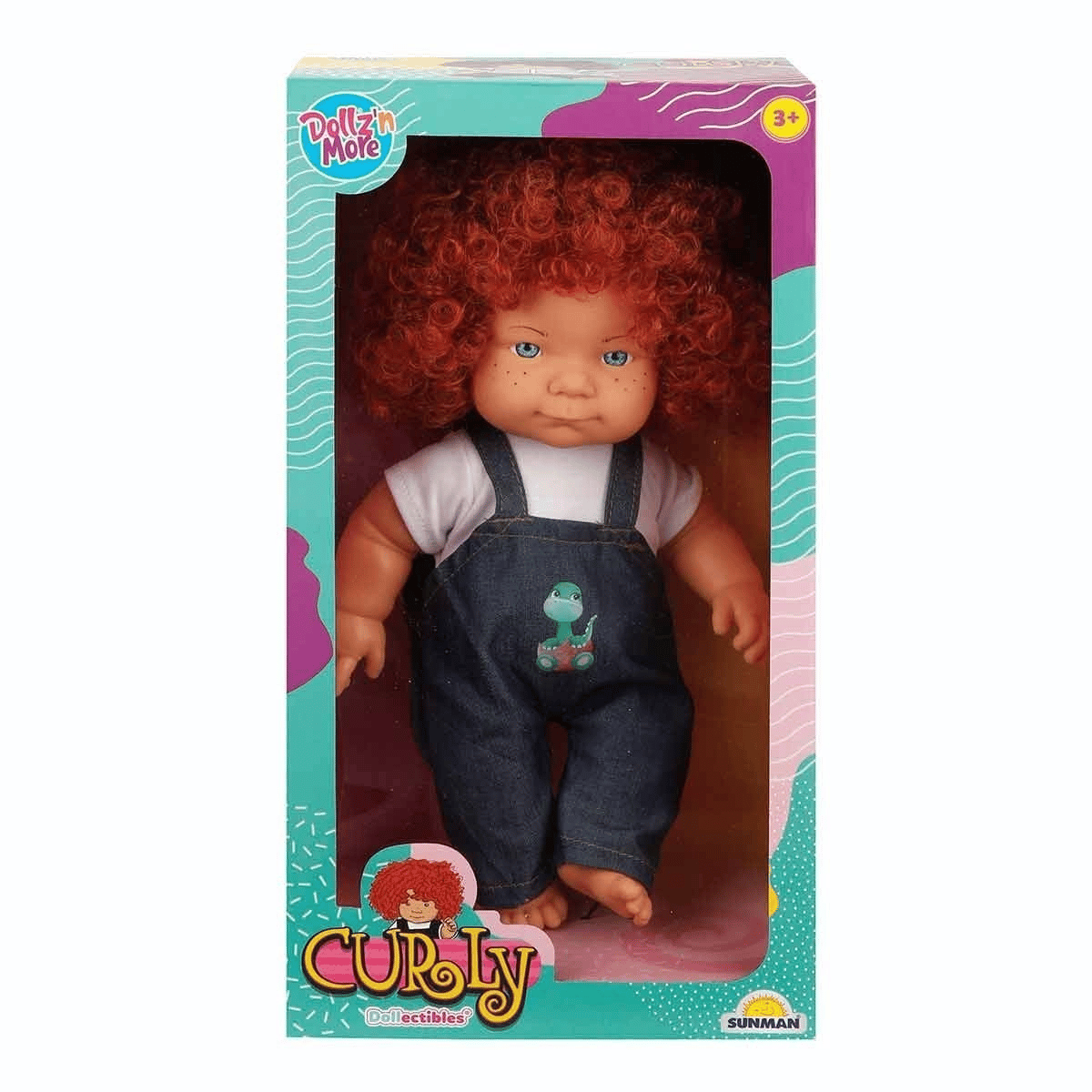 30151 , Curly Kıvırcık Saçlı Bebek 35 cm