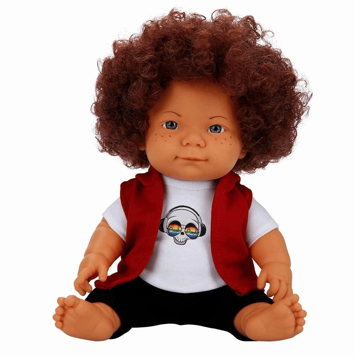 30151 , Curly Kıvırcık Saçlı Bebek 35 cm