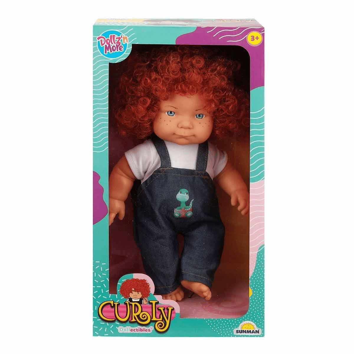 30151 , Curly Kıvırcık Saçlı Bebek 35 cm