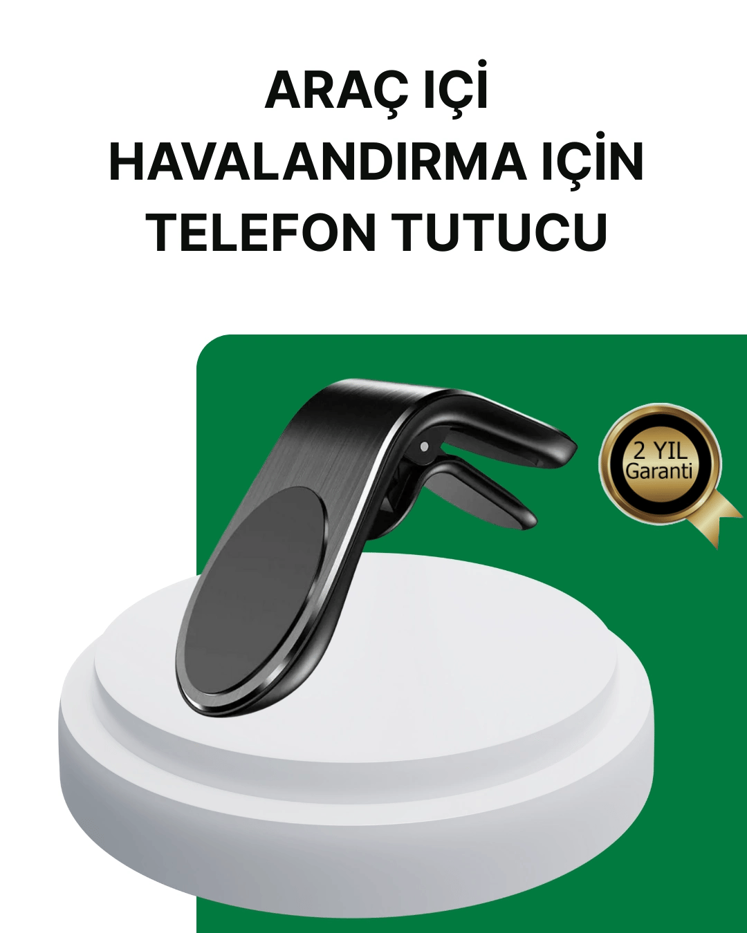360° Ayarlanabilir Araç Telefon Tutucu – Tüm Telefonlarla Uyumlu