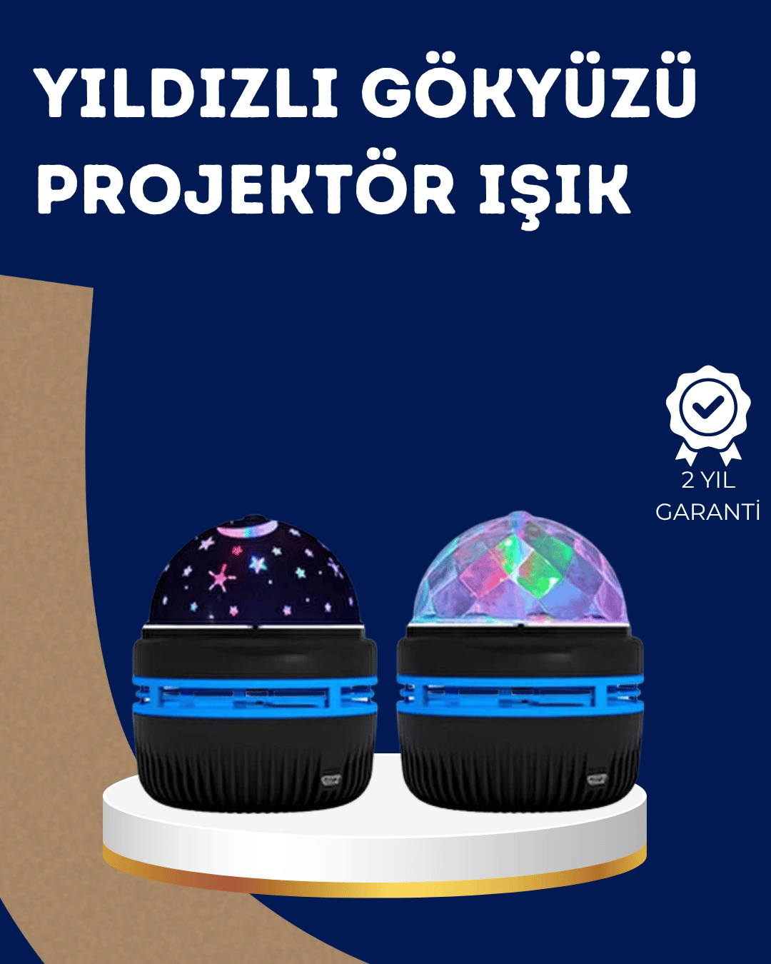 360° Dönen Galaxy Projektörlü Gece Lambası – Star Master Yıldızlı Gökyüzü Efekti