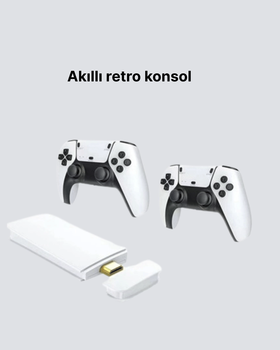 3D ve 4K Görüntü Kaliteli Çok Oyunculu Retro Oyun Konsolu