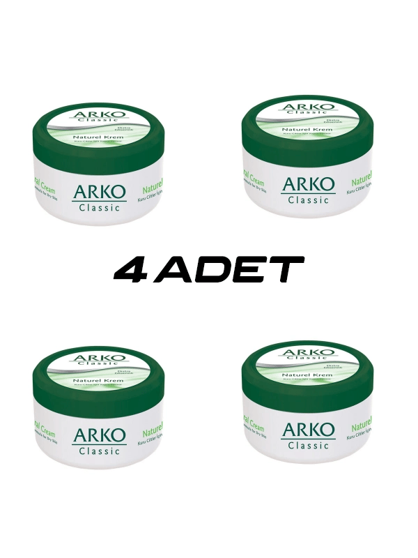 4 Adet Arko Classic Naturel El Kremi 150ml Bx40