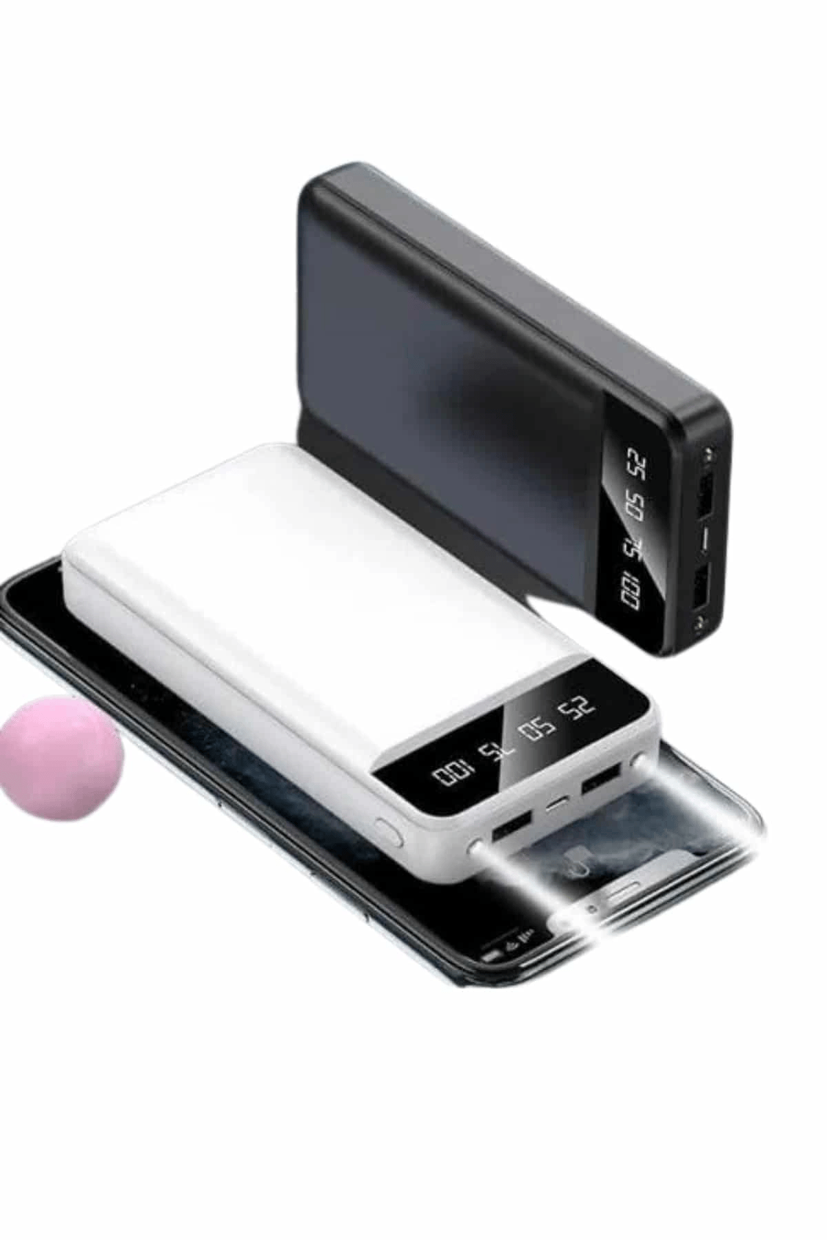 4 Çıkışlı 20.000 Mah Powerbank Uzun Pil Ömürlü Taşınabilir