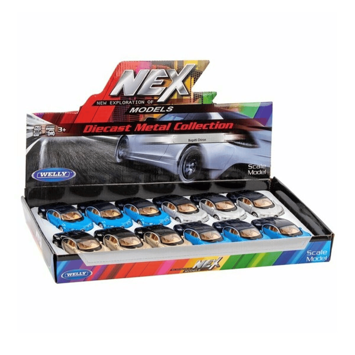 43738 WELLY DIE CAST PULL BACK BUGATTI CH(Belirtilen fiyat, tekli satış için adet fiyatıdır.)