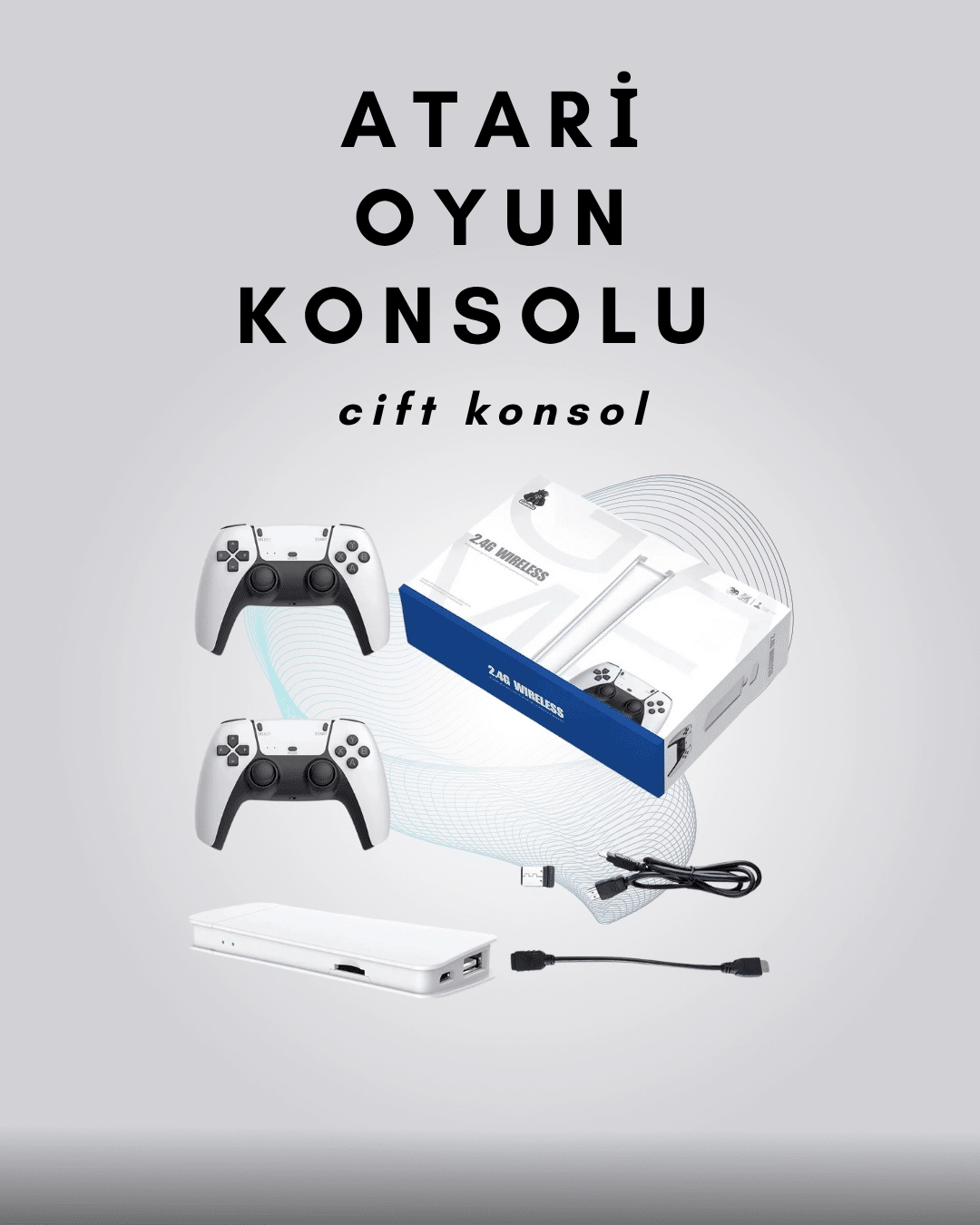 4K Destekli Bluetooth Retro Oyun Konsolu – M15 Modeli