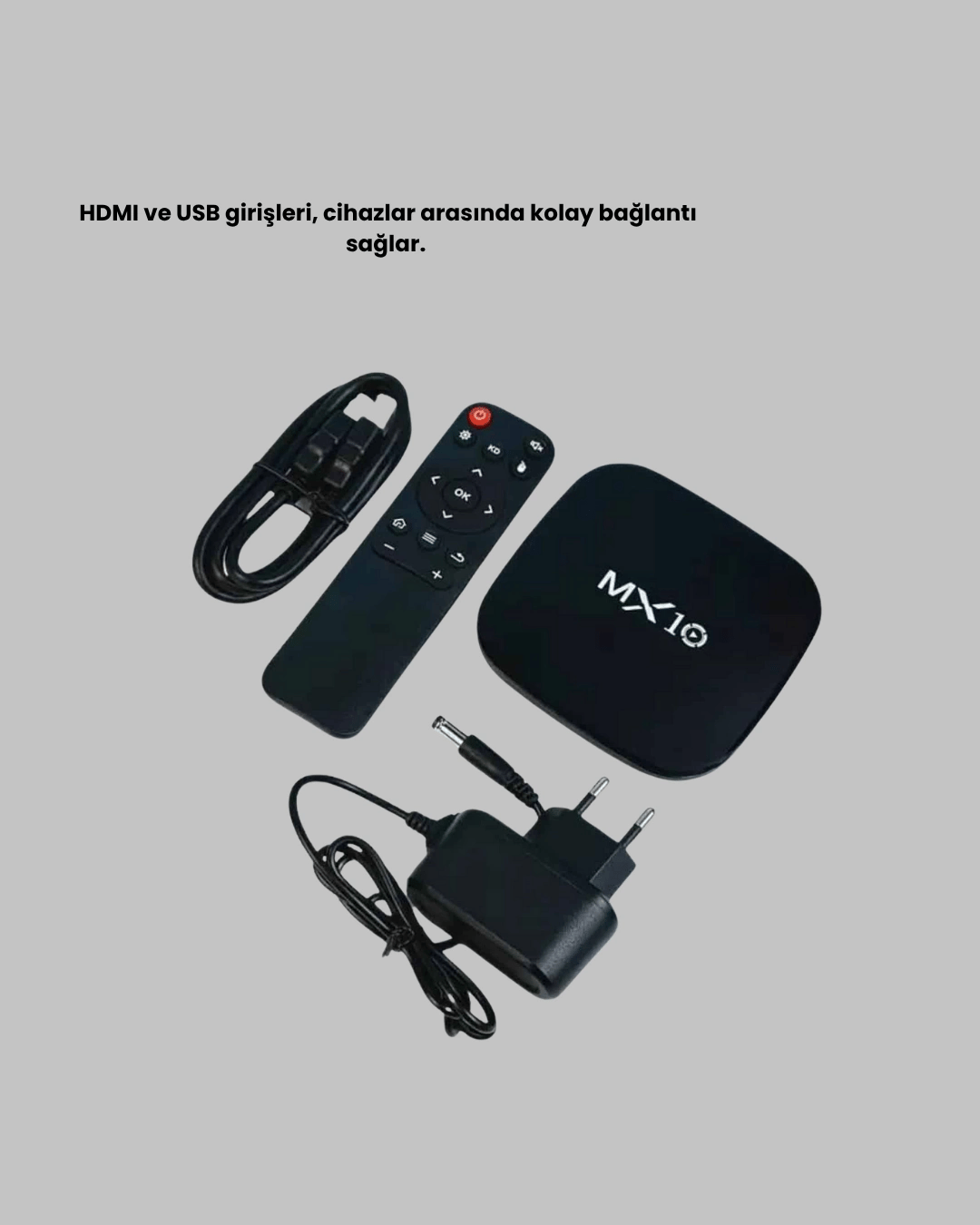 4K Ultra HD TV Kutusu – 8 GB Hafıza, Google Asistan, Chromecast, Dolby Destekli