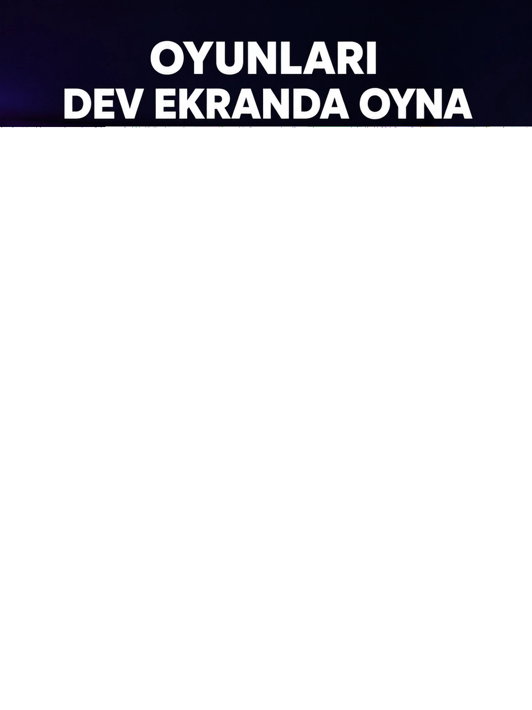 4K Wi-Fi 6 Projeksiyon Cihazı – 10.000+ Oyun Desteği, Kablosuz Bağlantı ve Çoklu Giriş Portları Yeni Nesil