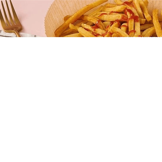 50 Adet Air Fryer Pişirme Kağıdı Tek Kullanımlık Hava Fritöz Yağ Geçirmez Yapışmaz Tabak Model Bx40