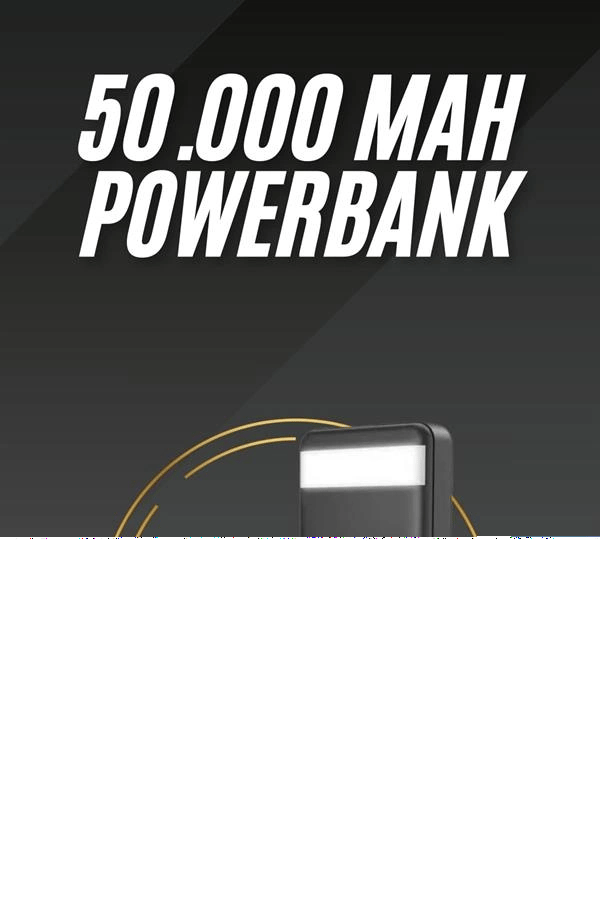 50.000 Mah Led Dijital Göstergeli USB Çıkışı Powerbank