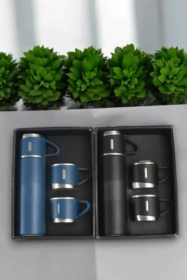 500 ml Kapasiteli Taşınabilir Basınçlı Termos Seti Günlük Kullanım için İdeal