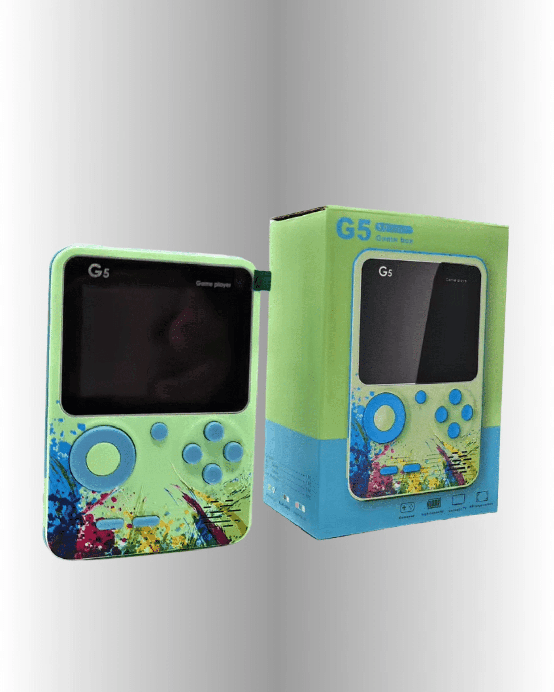 500 Oyun Hafızalı G5 Game Box – Renkli LCD Ekranlı