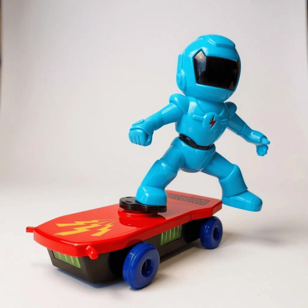 5688-5 PİLLİ IŞIKLI KAYKAYCI KAYKAYCI ROBOT OYUNCAK