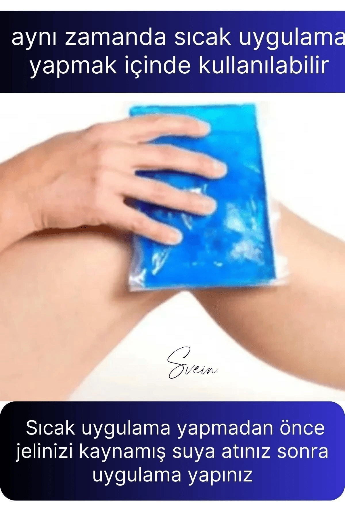 5'li Avantaj Küçük Boy Soğuk Sıcak Kompres Buz Jel Termojel El Ayak Diz Ağrı Tekrar Kullanılabilir