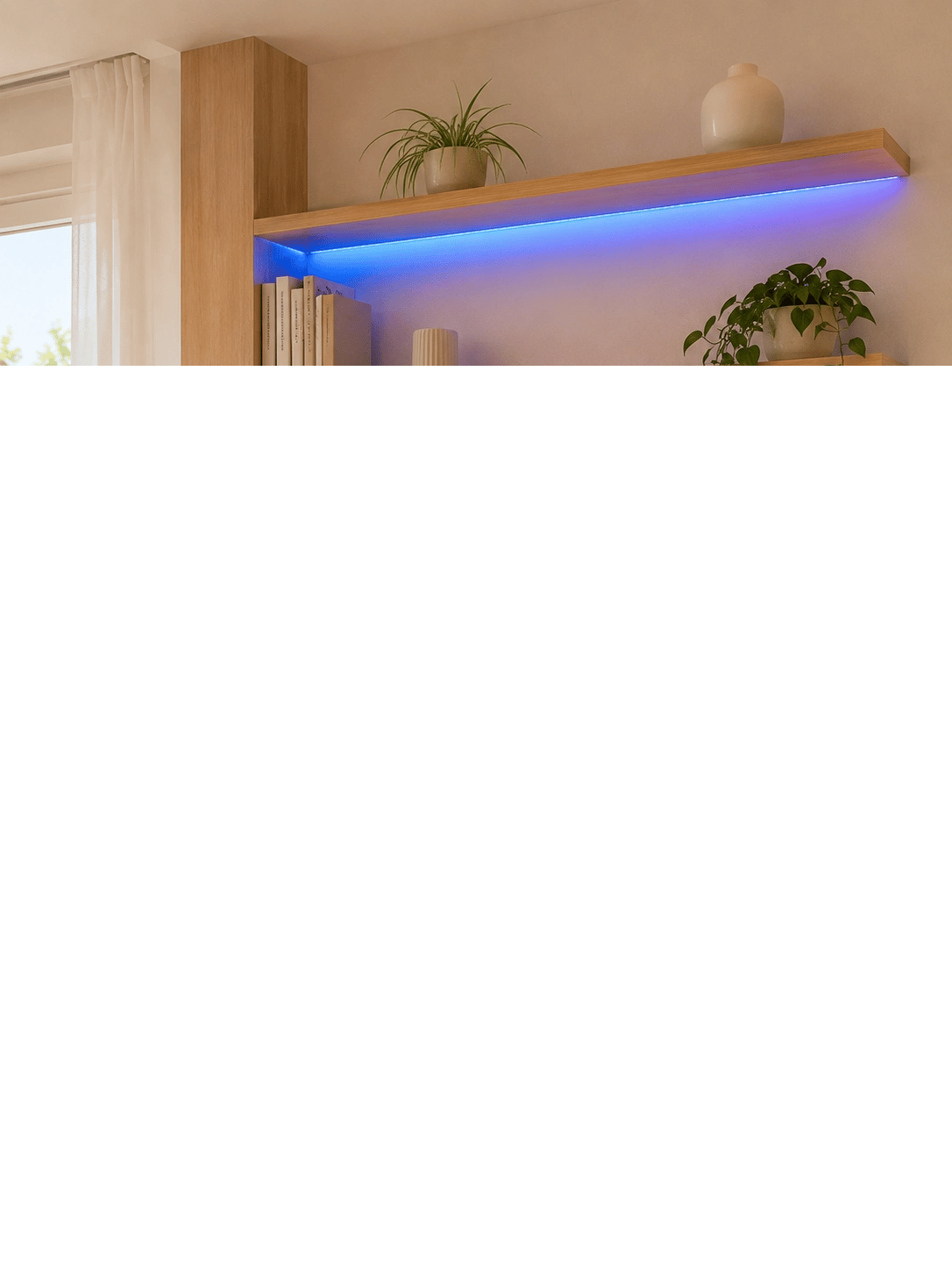 5M RGB Şerit LED Seti 12V 2835 SMD Kumandalı Ev Oda ve Dekoratif Ambiyans Aydınlatma