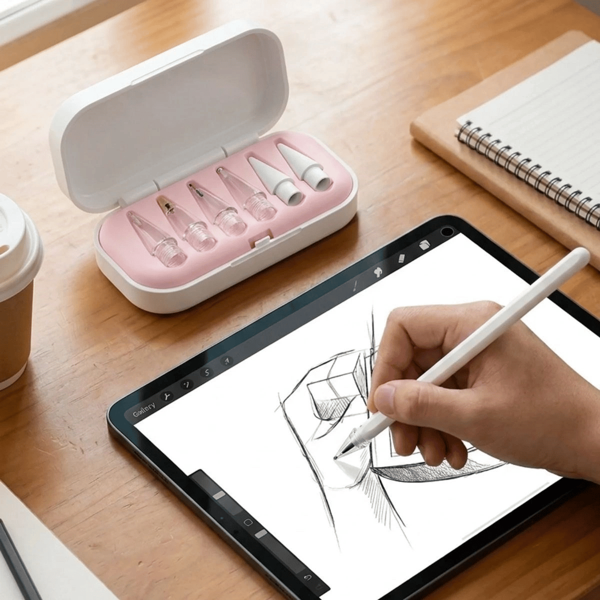 6 Adet Farklı Uçlı Universal Dokunmatik Kalem Ucu – Tablet Ve Telefon Uyumlu Stylus Pen Yedek Başlıkları Bx40