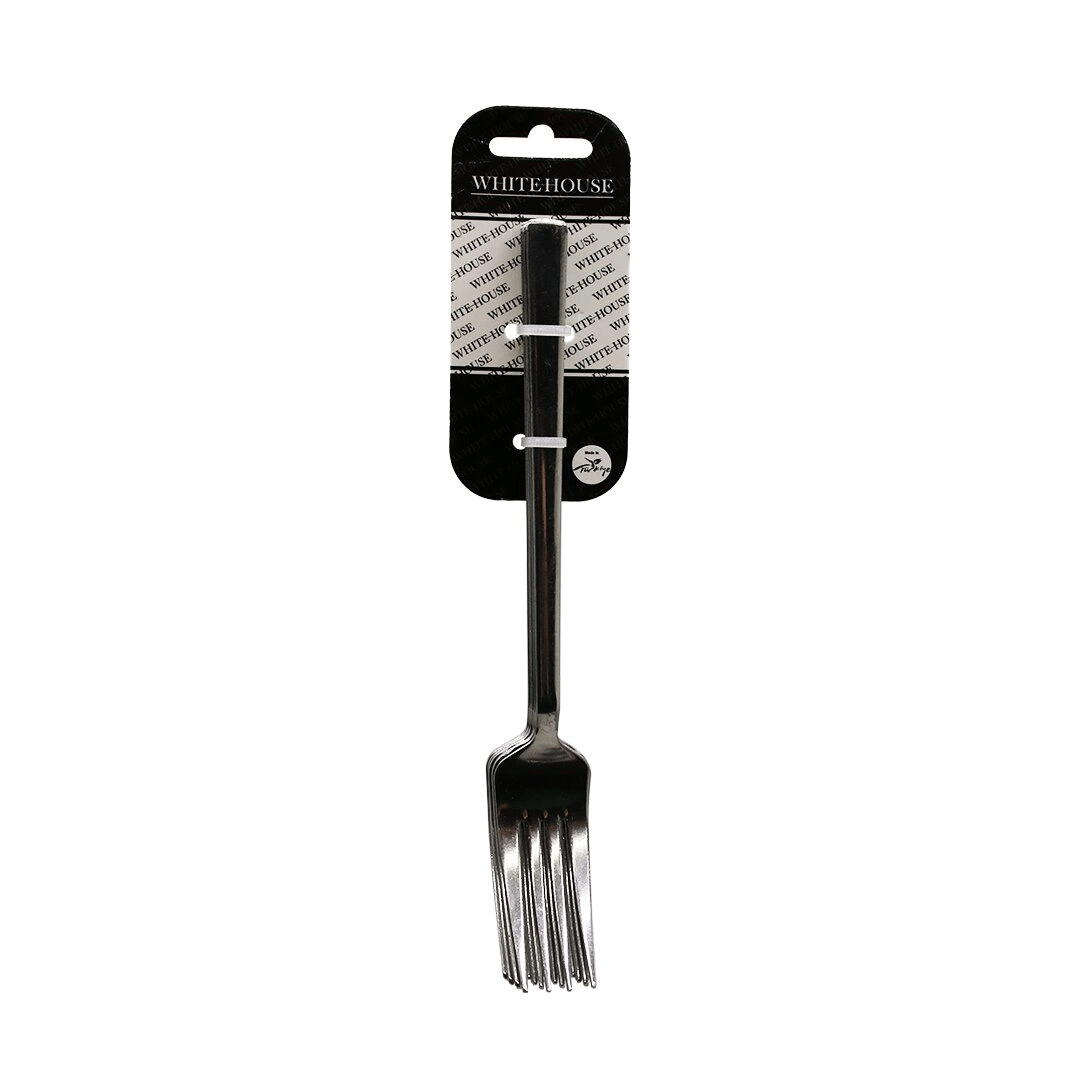 6 Parça Eko Çubuk Sade Metal Yemek Çatal 2mm Bx40